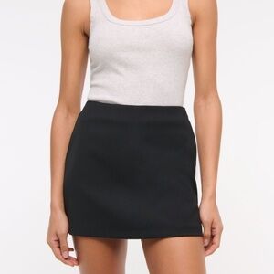 Abercrombie And Fitch Black Mini Skort